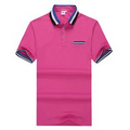 Pique Cotton Short Sleeve Polo With Pocket